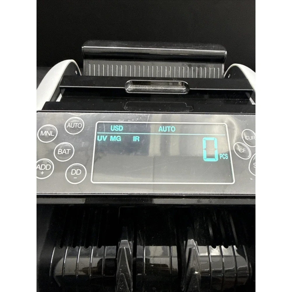 Money Counter Machine Bill Counter with UV MG IR DDCounterfeit Detection(SEE PIC